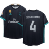 Real Madrid Sergio Ramos 2017-18 number 4 printed away jersey product