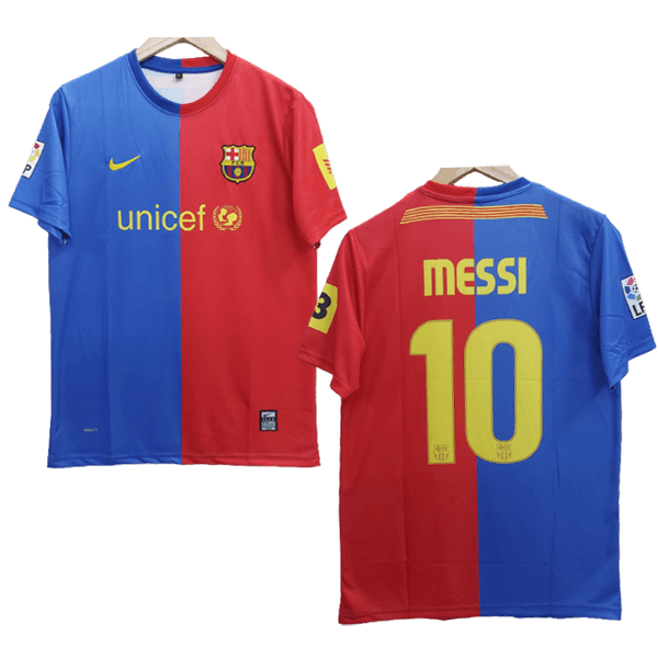 Barcelona 2008-09 Messi number 10 printed home jersey product