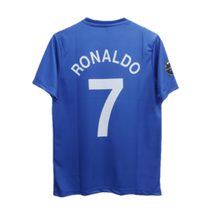 ronaldo in blue jersey united