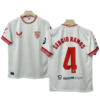 sevilla 2023-24 home jersey Sergio Ramos number 4 printed product