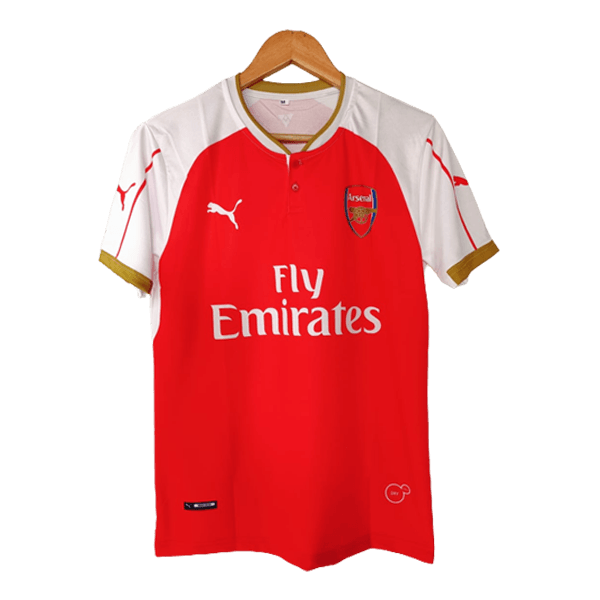 Arsenal 2015-16 ozil number 11 printed home jersey product front