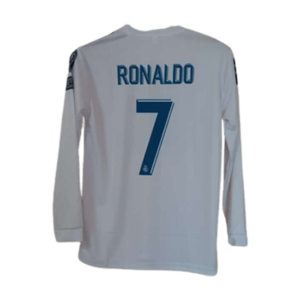 Cristiano Ronaldo 2017-18 Real Madrid home full sleeve jersey number 7 printed back