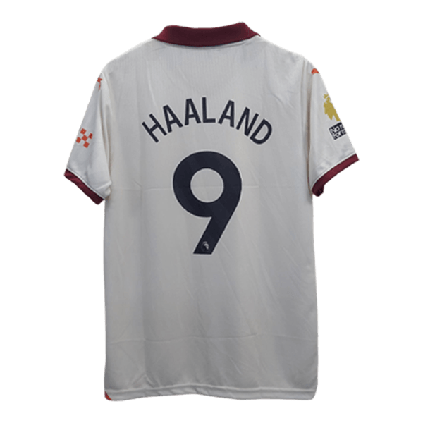 Manchester city 2023-24 away jersey number 9 Haaland product back