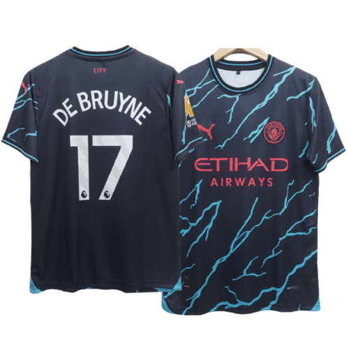 Manchester City 2023-24 Third Jersey De Bruyne - Cyberried Store