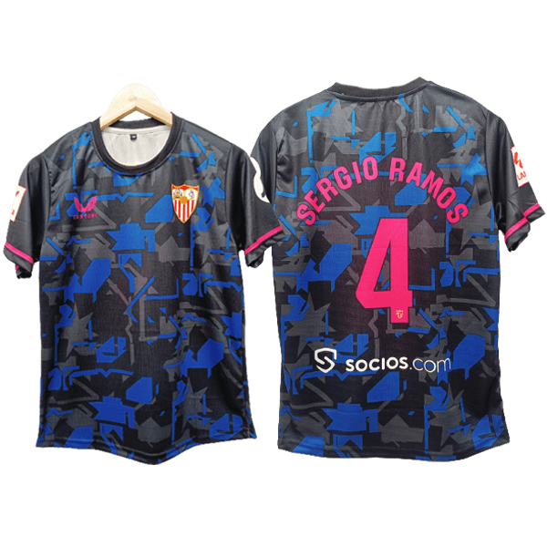 Sevilla 2023-24 Sergio Ramos third jersey Number 4 printed