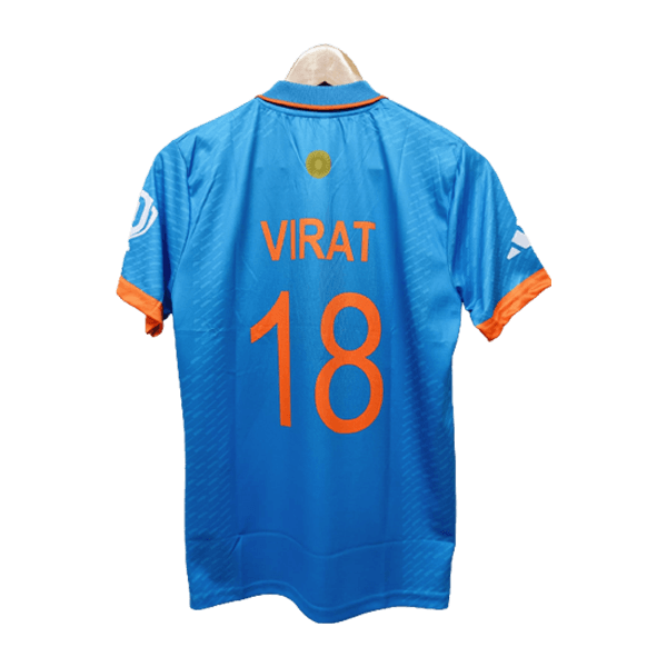 ICC ODI cricket world cup 2023 India Virat Kohli Jersey product number 18 printed