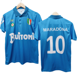 napoli Maradona 1987-88 number 10 printed home jersey