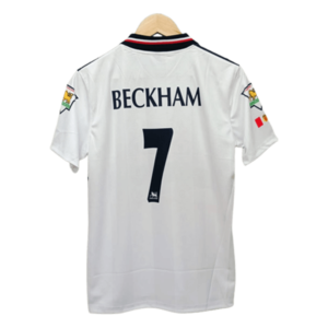 Beckham 1998-99 Manchester United away jersey number 7 printed product back