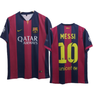 Messi, Barcelona 2014-15 home jersey number 10 printed