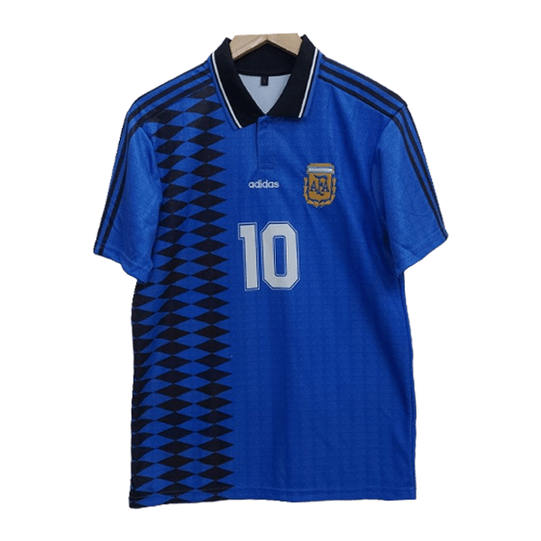 1994 world cup Argentina Messi number 10 printed jersey front