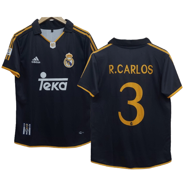 Roberto Carlos 1999-2000 real Madrid away jersey product