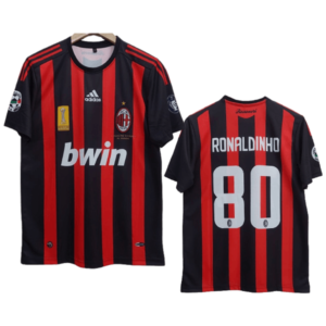 Ronaldinho 2008-09 ac Milan home jersey product