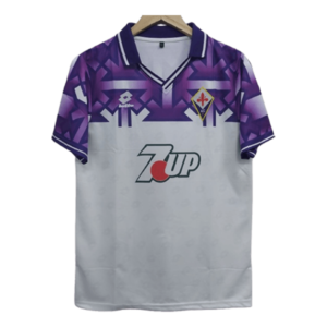 Fiorentina 1992-93 bastistuta away jersey product number 9 printed front