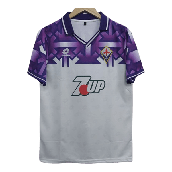 Fiorentina 1992-93 bastistuta away jersey product number 9 printed front