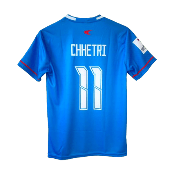 Chhetri India 2023-24 home jersey Asian cup product back number 11 printed