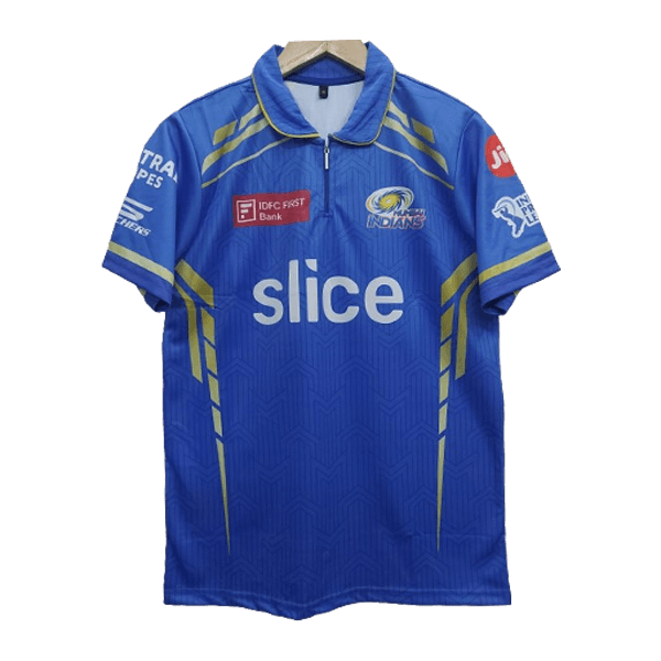 Mumbai Indians 2024 official jersey Rohit Sharma number 45 printed