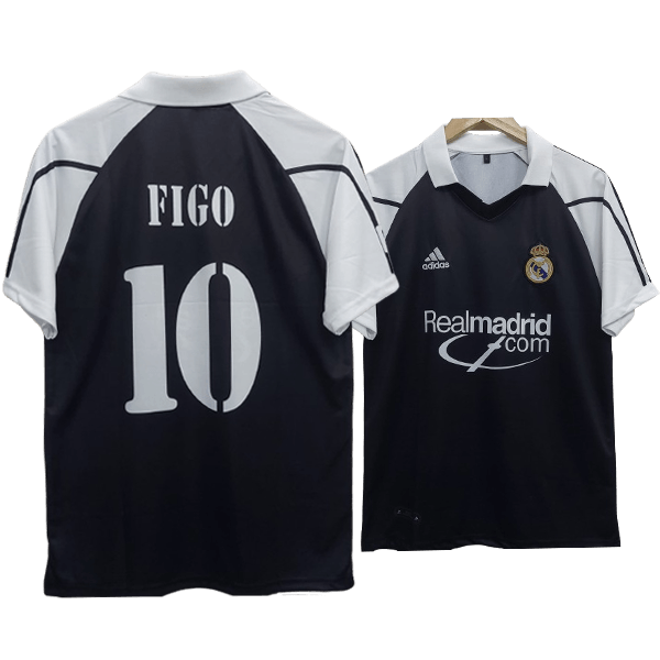 Real Madrid 2001-02 Luiz figo number 10 printed away jersey
