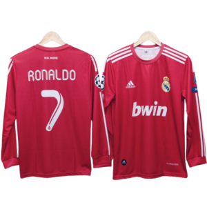 Real madrid 2013-14 Cristiano Ronaldo third long sleeve jersey