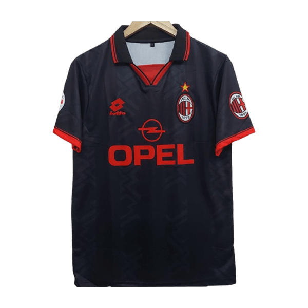 A c Milan 1996-97 maldini third jersey product number 3 printed front