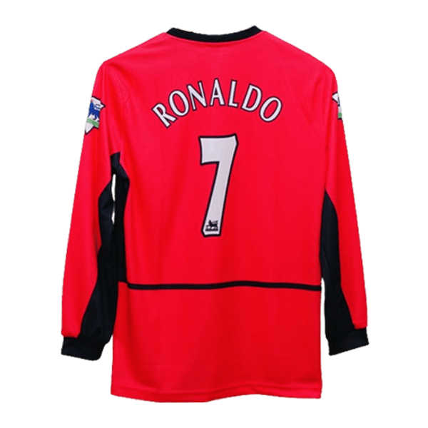 Manchester United 2002-03 Cristiano Ronaldo home full sleeve jersey number 7 printed