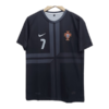 Critiano ronaldo Portugal 2013-14 black jersey product number 7 printed front