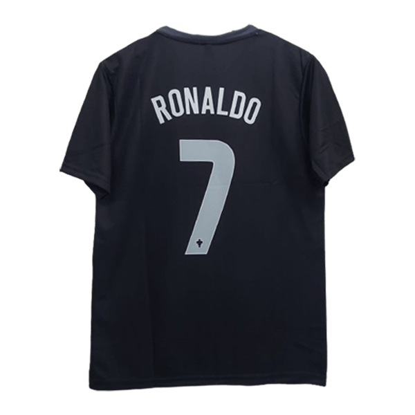 Critiano ronaldo Portugal 2013-14 black jersey product number 7 printed
