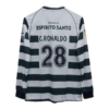 Cristiano Ronaldo 2001-02 sporting Lisbon home full sleeve jersey product back number 28 printed