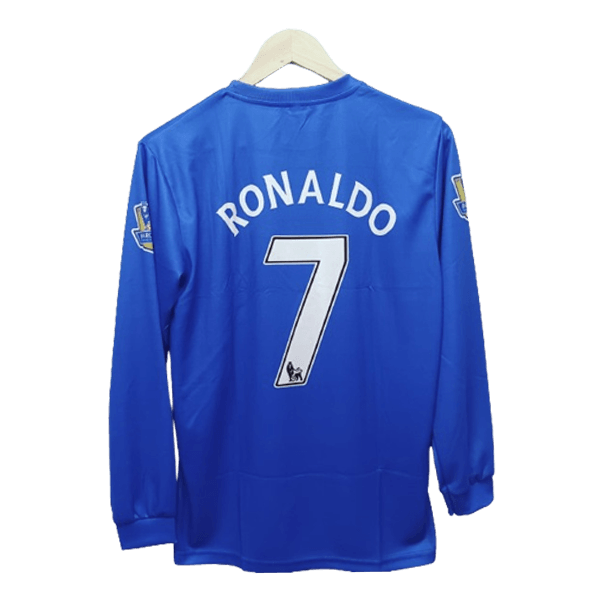 Manchester United 2008-09 cr7 away full sleeve jersey number 7 printed