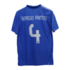 Real Madrid 2008-09 Sergio Ramos away jersey number 4 printed