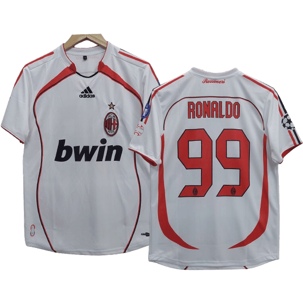 Ac Milan 2006-07 Ronaldo away jersey number 99 printed