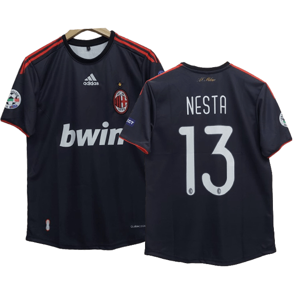 Ac Milan 2009-10 third jersey nesta number 13 product