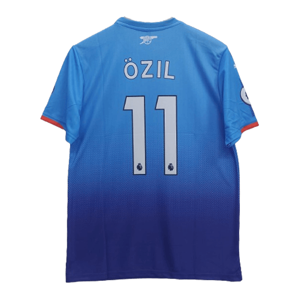 Arsenal 2017-18 ozil away jersey product number 11 printed