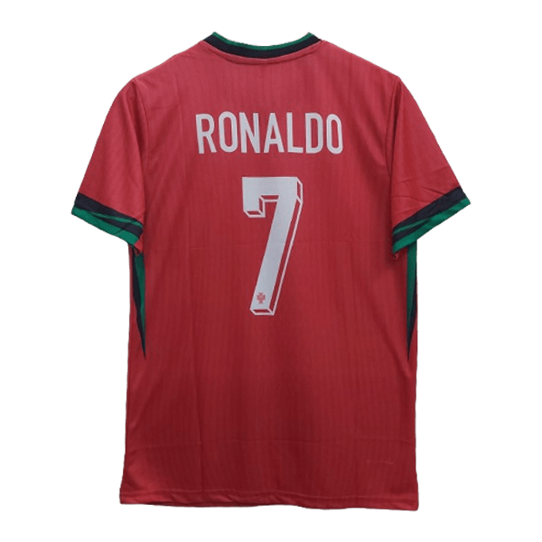 Portugal 2024 euro Cristiano Ronaldo home jersey product back embroidery