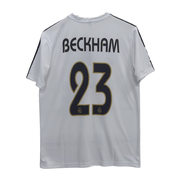 Real Madrid 2004-05 David Beckham home jersey number 23 printed