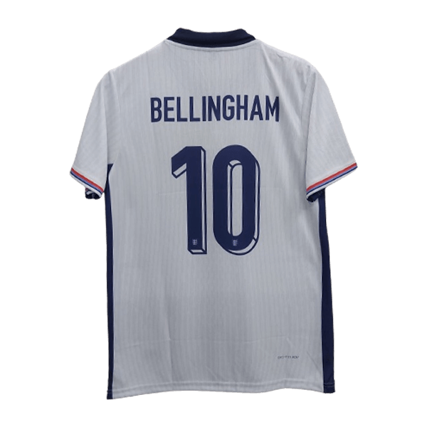 England 2024 euro home jersey Bellingham number 10 printed product back