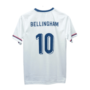 England 2024 euro Bellingham home jersey number 10 printed back