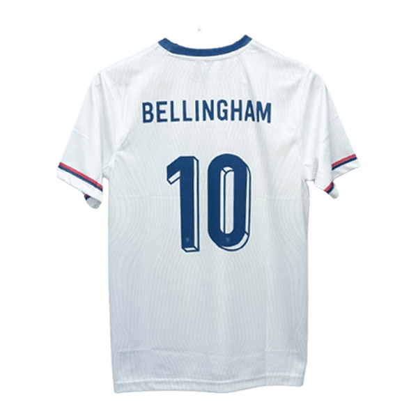 England 2024 euro Bellingham home jersey number 10 printed back