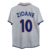 France Zinedine Zidane 2000 away jersey number 10 printed