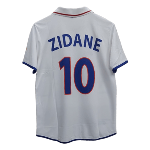 France Zinedine Zidane 2000 away jersey number 10 printed