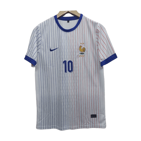France mbappe euro 2024 away jersey number 10 printed front