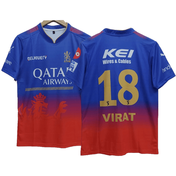 Royal challengers Bangalore Virat Kohli number 18 jersey product