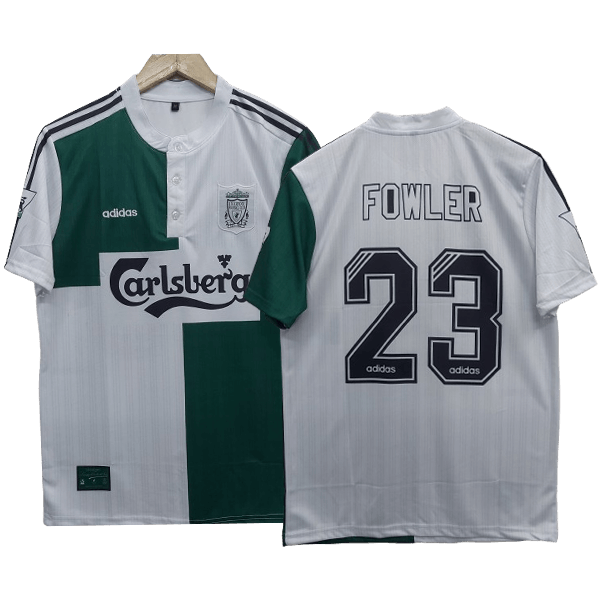 Liverpool 1995-96 away jersey fowler number 23 product