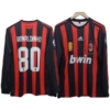 Ronaldinho AC Milan 2008-09 home full sleeve jersey product