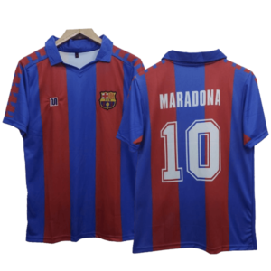 Barcelona 1984-89 home jersey Maradona number 10 printed jersey