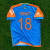 India 2024 t20 world cup jersey virat number 18 printed