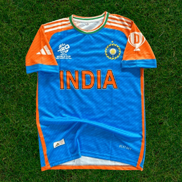 India 2024 t20 world cup jersey front