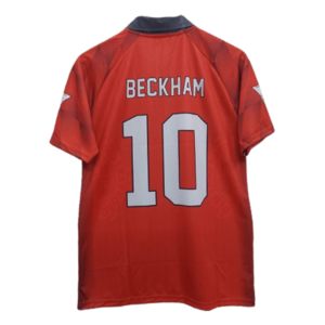 Manchester United 1996-98 Beckham home jersey number 10 printed product back