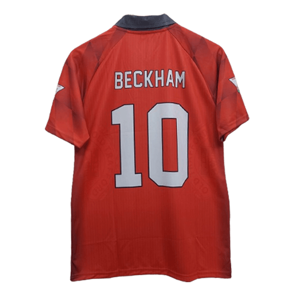 Manchester United 1996-98 Beckham home jersey number 10 printed product back
