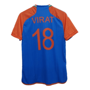 India 2024 cricket world cup Virat Kohli number 18 jersey back