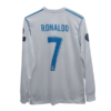 Real Madrid 2017-18 home full sleeve jersey embroidery product back